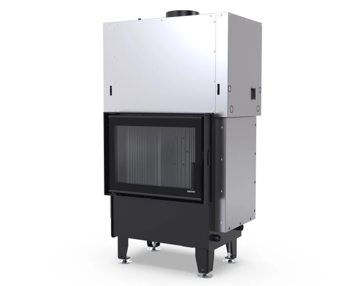 Wkład kominkowy z płaszczem wodnym Defro Home Riva S Short