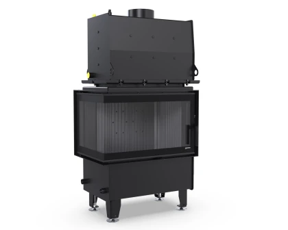 Wkład kominkowy z płaszczem wodnym Defro Home S BL Short