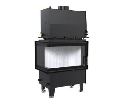 Wkład kominkowy z płaszczem wodnym Defro Home S BL Short