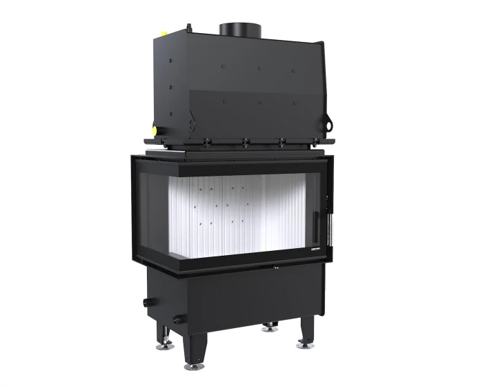 Wkład kominkowy z płaszczem wodnym Defro Home S BL Short