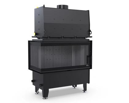 Wkład kominkowy z płaszczem wodnym Defro Home M BL Short