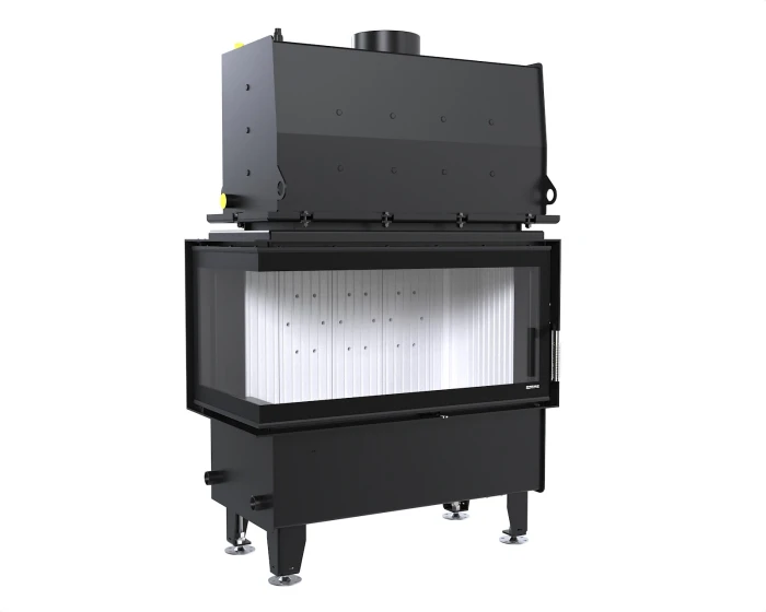 Wkład kominkowy z płaszczem wodnym Defro Home M BL Short