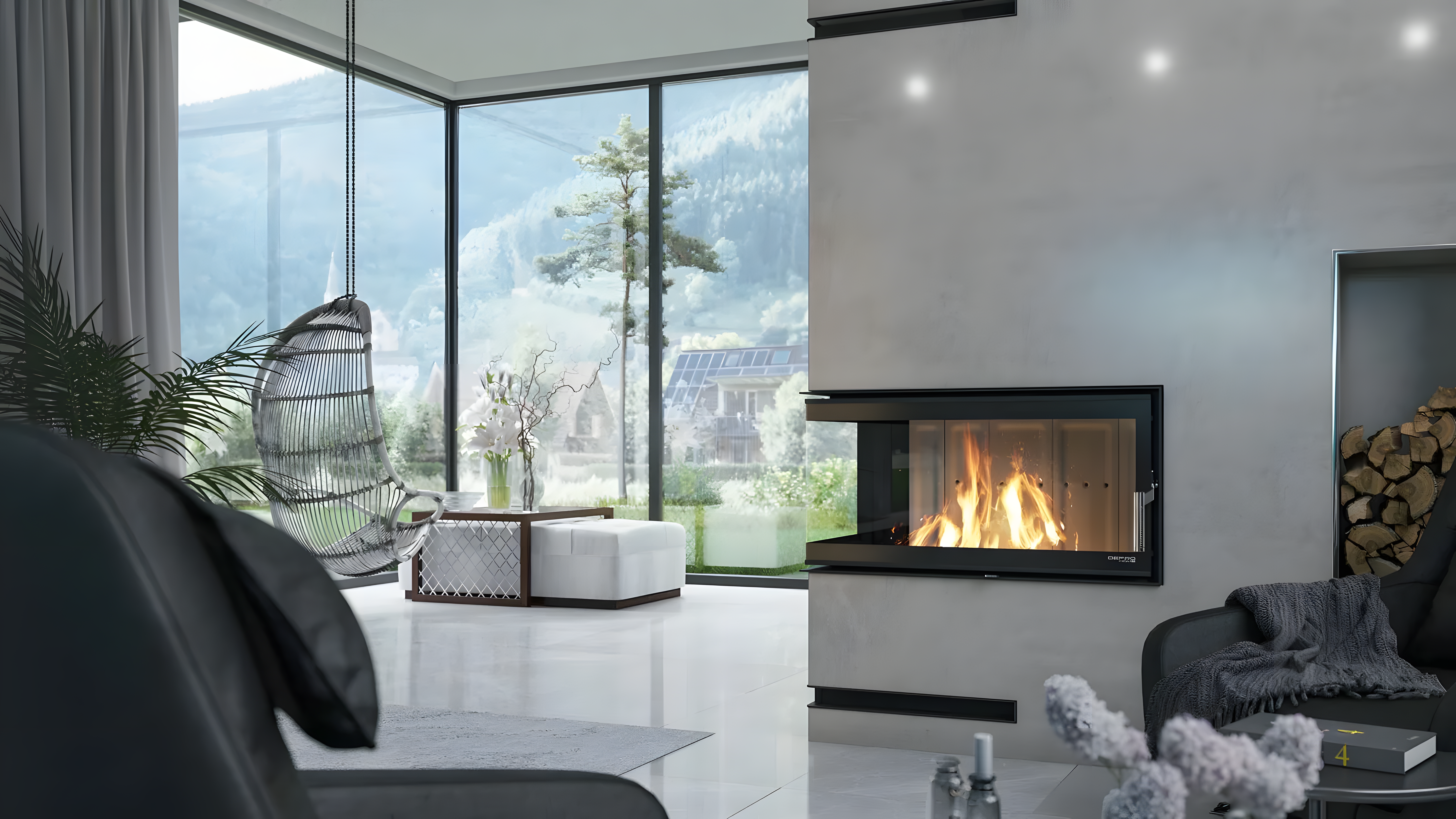 Kluczowe cechy serii Defro Home Riva  Kominek wodny – integracja z instalacją CO Defro Home Riva M BP przekazuje energię cieplną do instalacji centralnego ogrzewania, umożliwiając zasilanie grzejników, ogrzewania podłogowego oraz zasobnika ciepłej wody użytkowej.  Boczna prawa szyba – narożna ekspozycja ognia Dodatkowe przeszklenie po prawej stronie pozwala na atrakcyjny widok paleniska z kilku perspektyw, idealny do narożnych i nowoczesnych zabudów kominkowych.  Większa wydajność – wariant M W porównaniu do Riva S BP, wersja M oferuje wyższą moc oraz większą powierzchnię wymiany ciepła, lepiej sprawdzając się w większych domach.  Konstrukcja klasy premium Solidny płaszcz wodny wykonany z wysokiej jakości stali, precyzyjne spawy oraz trwałe komponenty gwarantują długą żywotność i bezpieczną eksploatację.